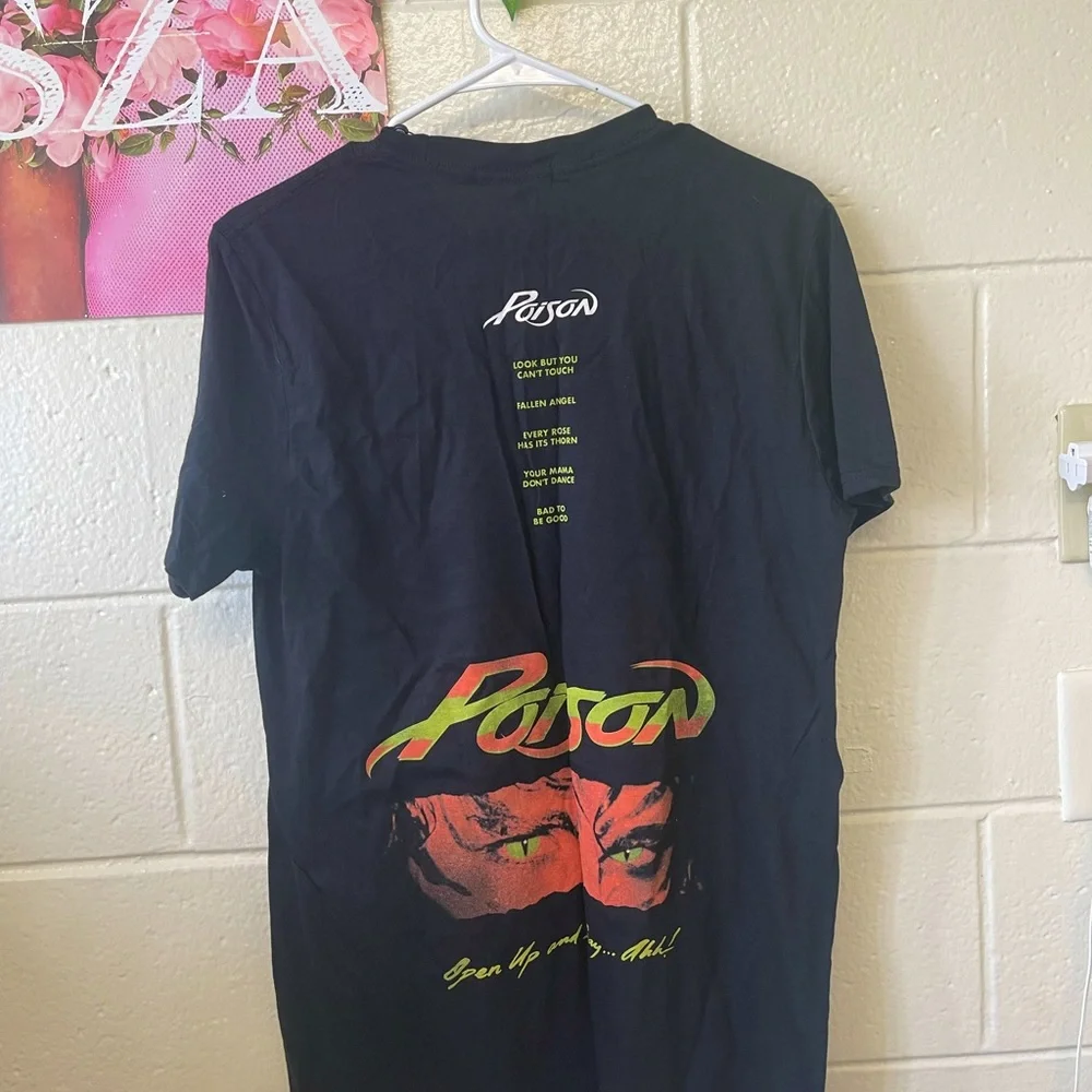 Black Poison Graphic Oversized T-shirt - Picture 3 of 5